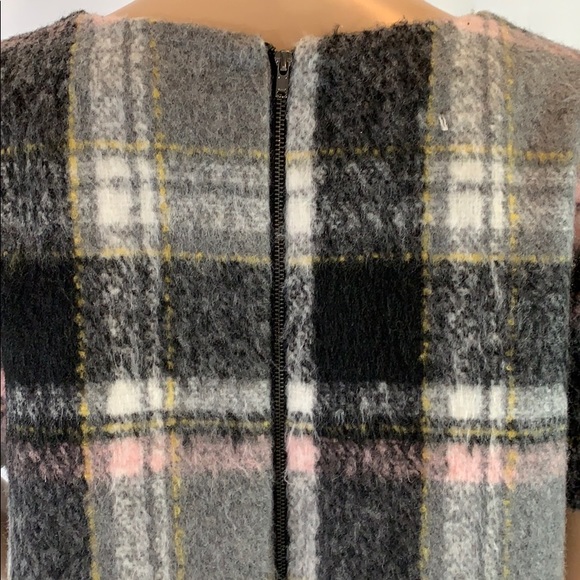 Anthropologie, Line + Dot, Frontier Plaid Shift Dress, Size Large Petite - Picture 3 of 3